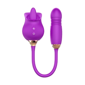 Rosa Estimuladora de Clitóris e ponto G – Tongue 2