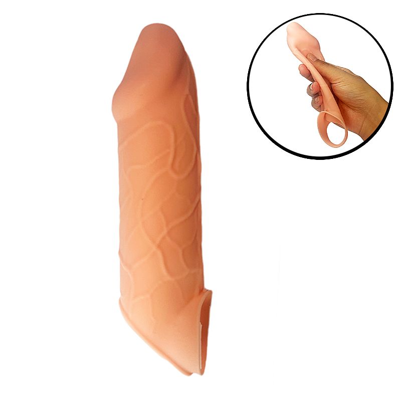 Capa Peniana com Anel de Silicone – 20,0 x 4,2cm