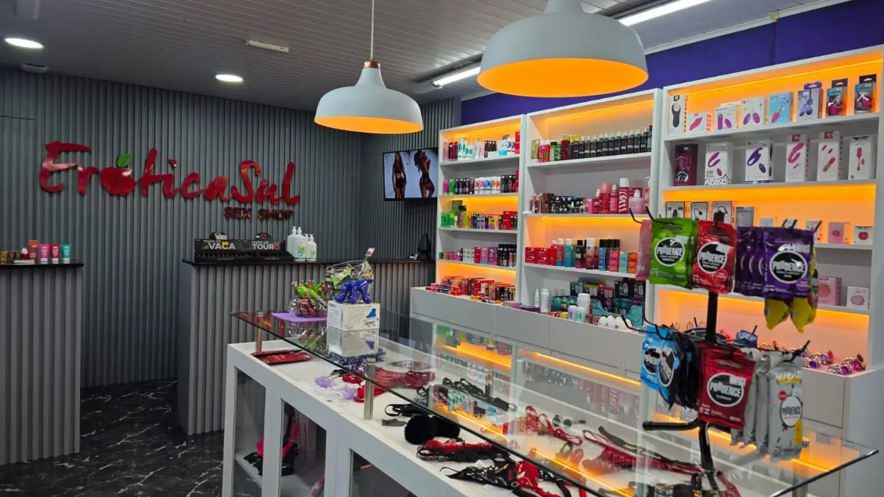 interior de loja de sex shop