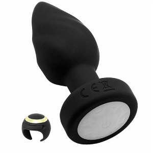 Plug Anal com Touch / Controle Remoto em Formato de Anel