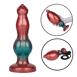 Plug Anal Escalonado Silicone Inflável de Cachorro – 20,3 X 6,0