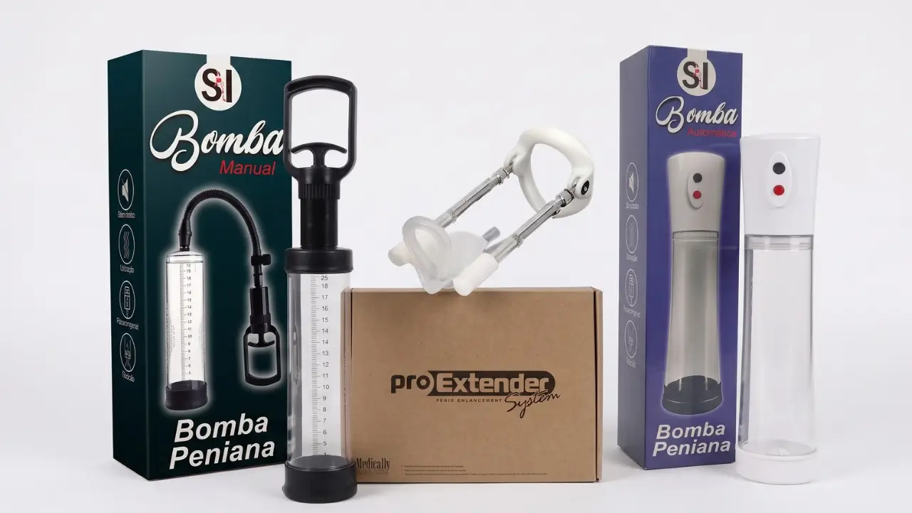 bomba peniana e extensor peniano