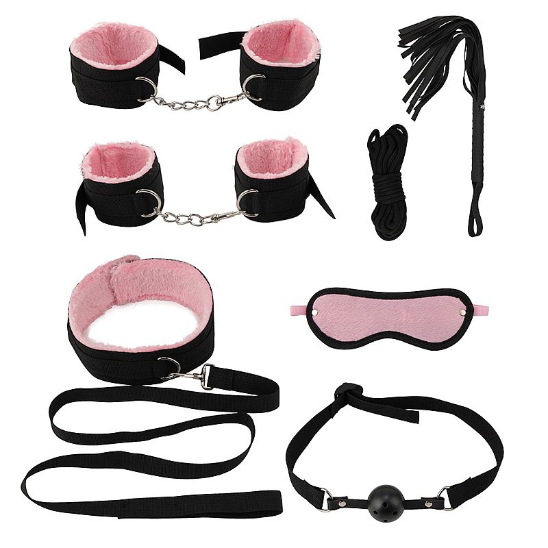 Kit com 7 Sado Erótico / Peluciado – Bandage BDSM
