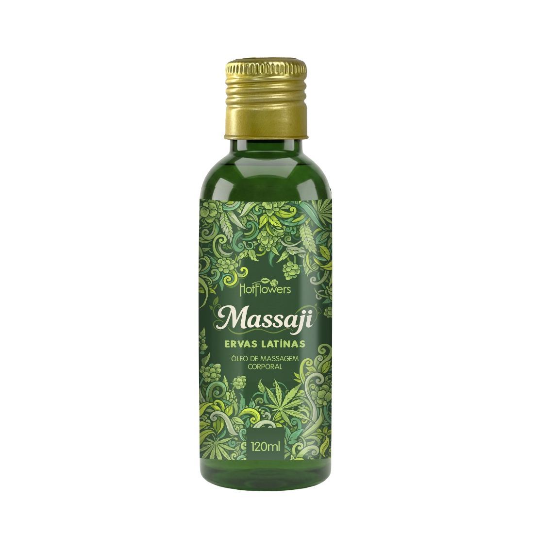 Óleo de Massagem Massaji Ervas Latinas 120ml – Linha Numass